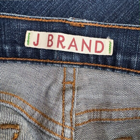 J BRAND The Straight Leg Mid Rise Dark Vintage 805C012 Stretch Denim Jeans 29 - Picture 4 of 7